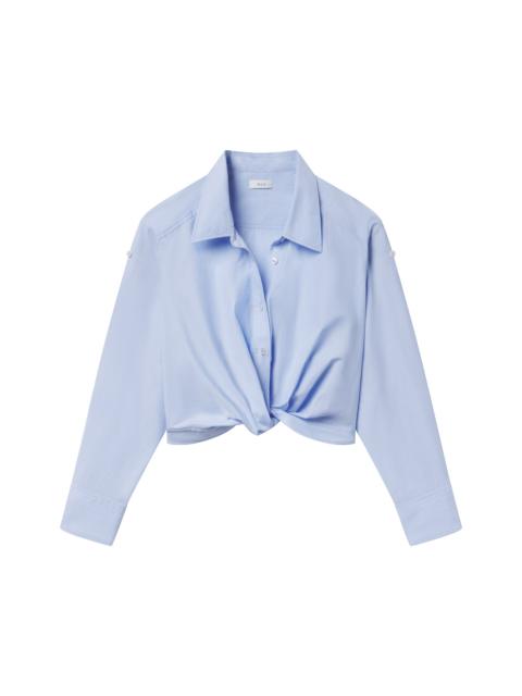 Leo Cropped Cotton Shirt