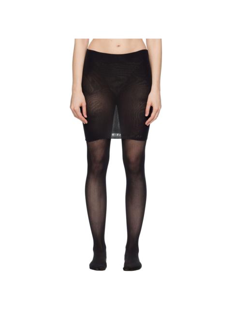 Black Collant Miniskirt