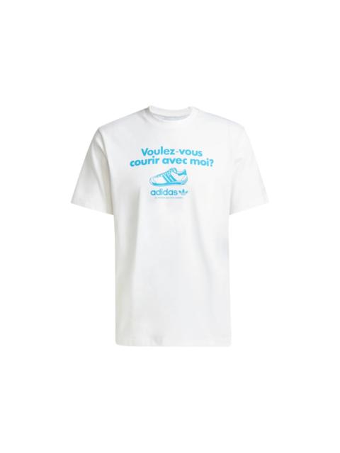 adidas Graphic Tee White