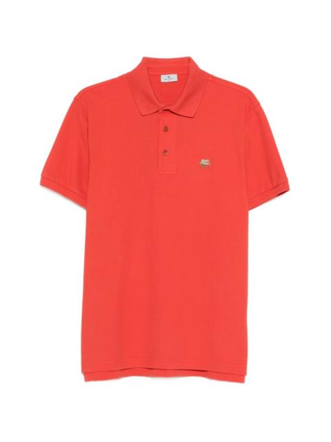 button logo-detail polo shirt