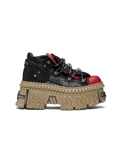 Black New Rock Edition Platform Sneakers