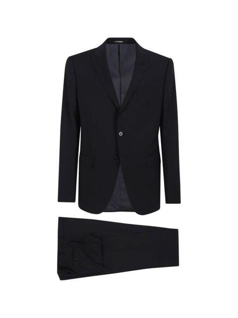 Wool single-breasted suit