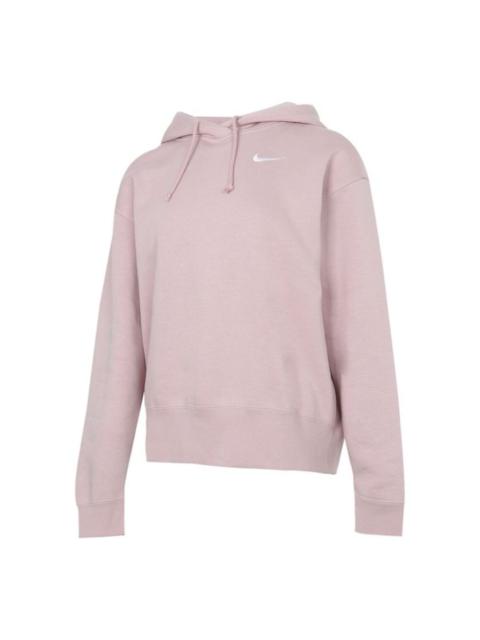 (WMNS) AS W Nike Sportswear Hoodie FLC TREND CHAMPAGNE CZ2591-645