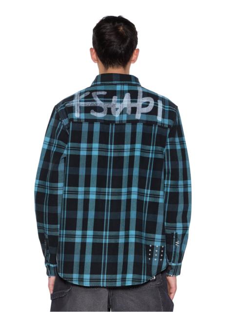 ROSEBOWL LS SHIRT 1999 BLUE CHECK