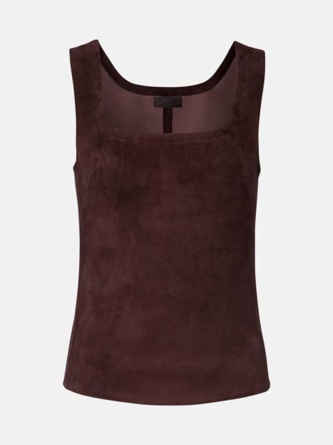 Edie suede tank top