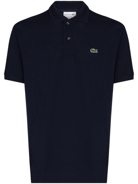 logo-appliqué polo shirt