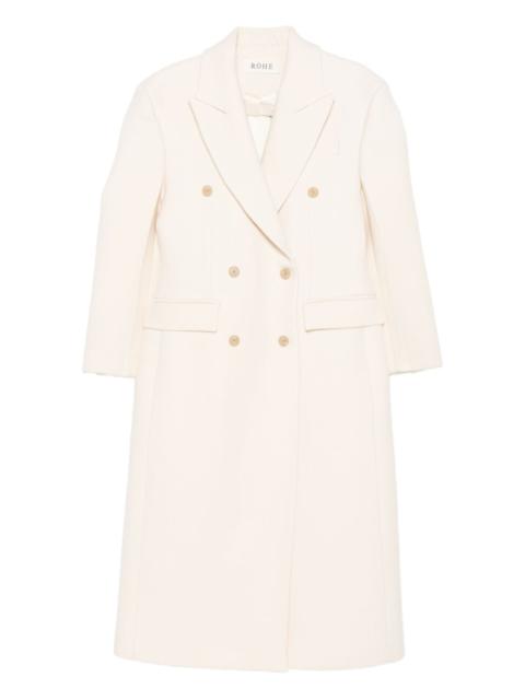 double-breasted coat