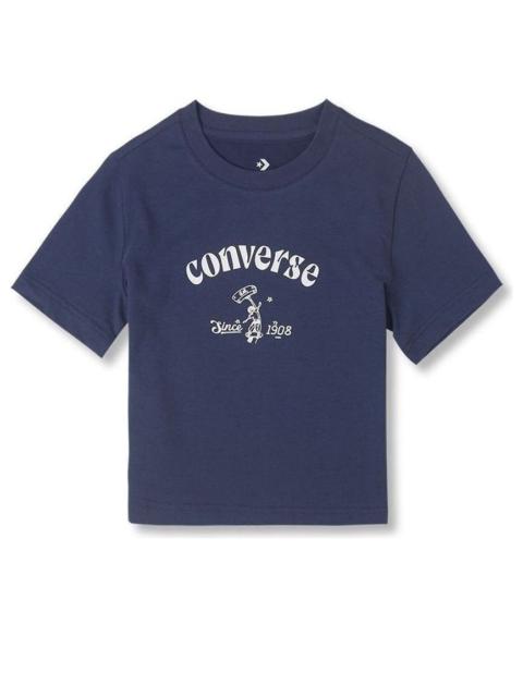 (WMNS) Converse Skateboard Tee 'Navy' 10026166-A02