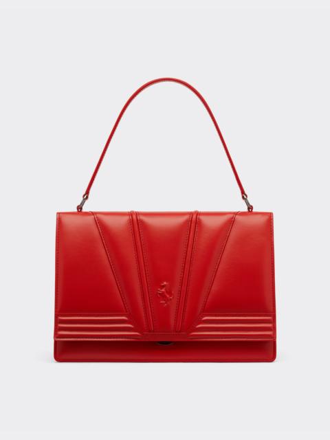 Crossbody bag in smooth leather with 3D motifs