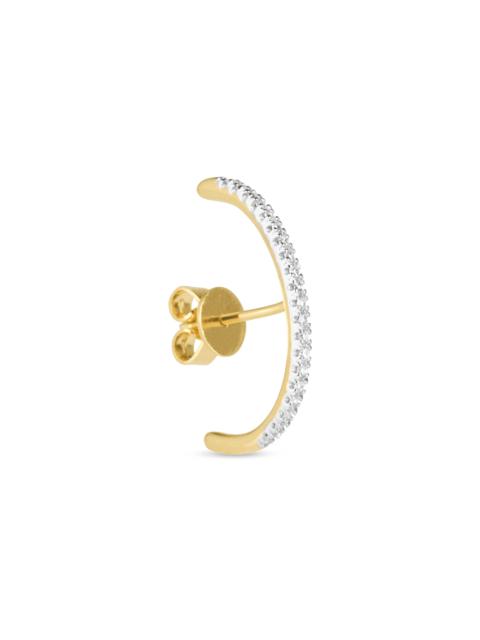 Medium Pave Diamond Suspender Earring