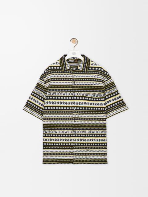 Short sleeve shirt in cotton