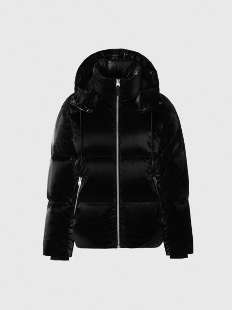KENT-GLO High-Gloss Hooded Down Jacket