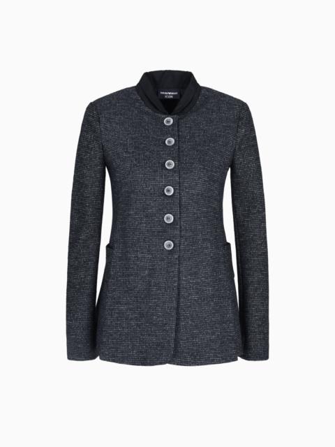 ICON HOUNDSTOOTH CLOTH SINGLE-BREASTED JACKET