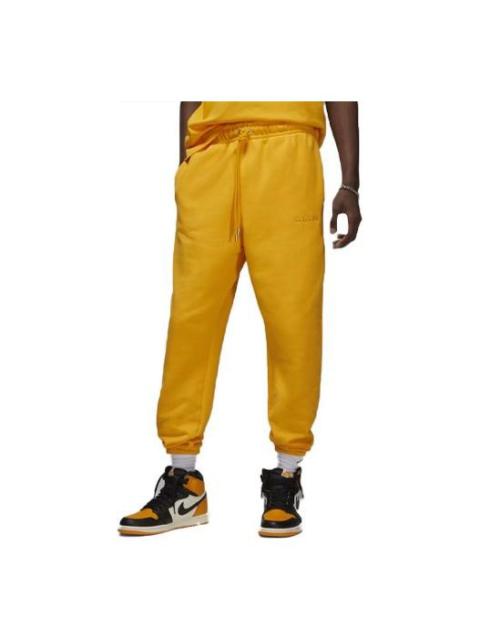 Air Jordan x Wordmark Fleece Joggers 'Yellow' FJ0697-739