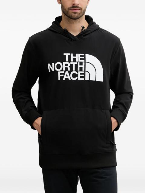 hooded logo-print hoodie
