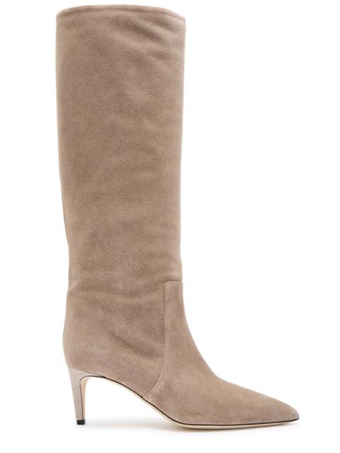 Paris Texas Stiletto 60 Brushed Suede Knee-high Boots