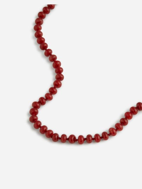 Semiprecious Beaded Choker Necklace