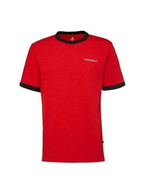 Converse Slub Ringer SS Tee 'Red' 10017344-A03