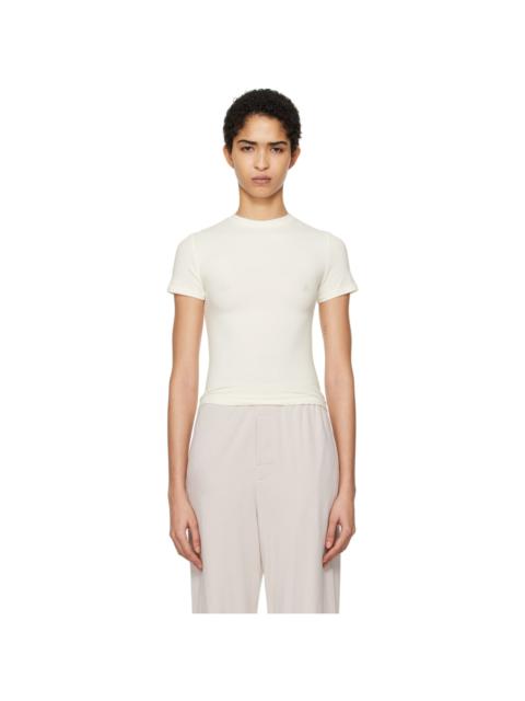 Off-White Cotton Jersey T-shirt