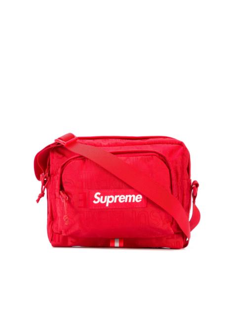 logo patch shoulder bag