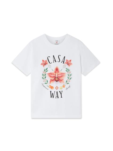 Casa Way Orchid Logo Short Sleeve T-shirt