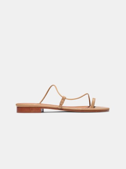 SUSAN SLIDE IN TAN NAPPA