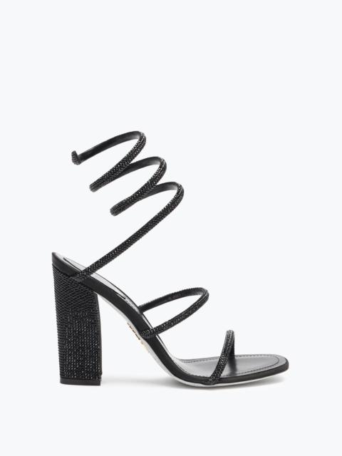 CLEO TOTAL BLACK SANDAL WITH SOUL HEEL 105