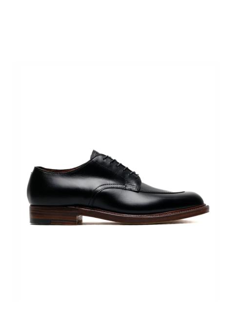 V Tip Blucher Black Calfskin/Black Regina Grain G2603