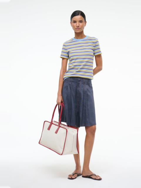 STAUD KNIGHT SHORT CHAMBRAY