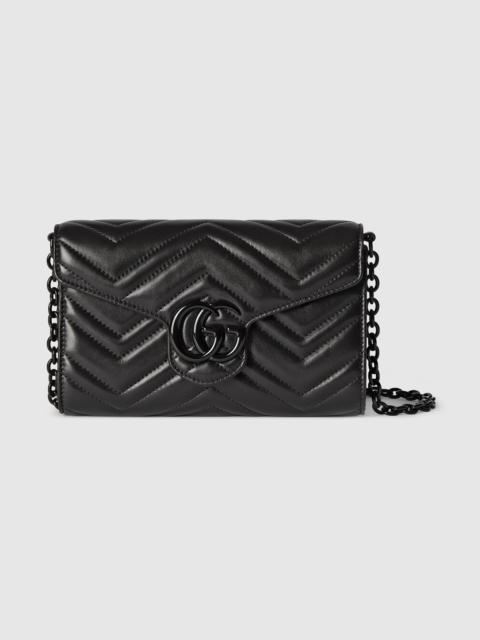 GG Marmont wallet on chain
