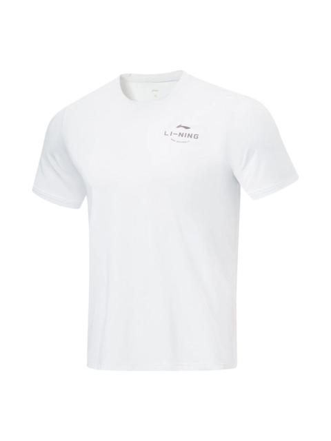 Li-Ning Classic Plain Short Sleeve T-shirt 'White' ATST577-2
