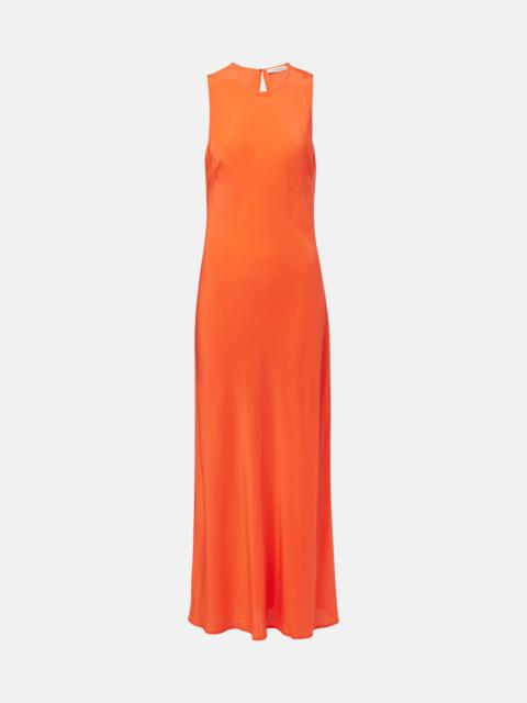 Valencia silk maxi dress