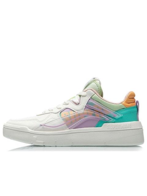 (WMNS) Li-Ning Superwave Low 'White Purple Green' AECR004-2