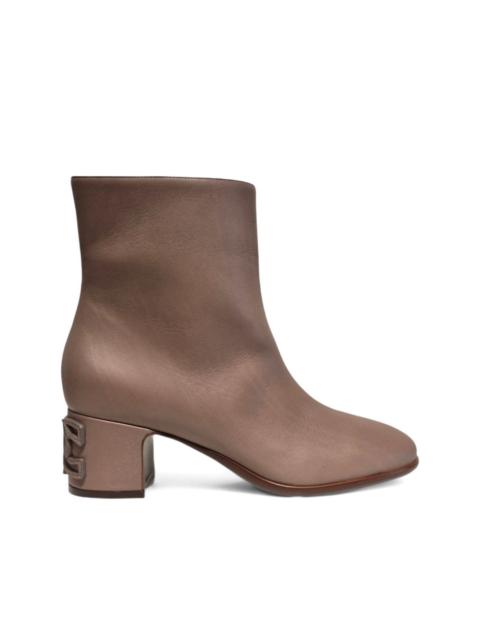 50mm logo-plaque boots