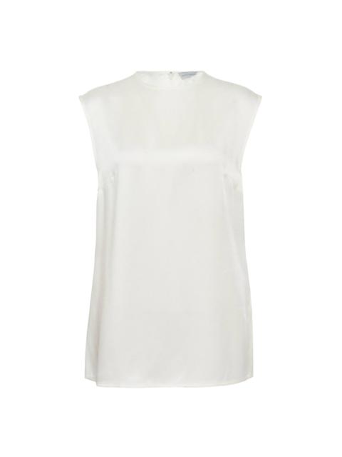 Satin Sleeveless Top