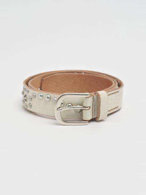 OUR LEGACY cracked leather belt L80 正規品 Our Legacy - 3 cm Belt Laser Crack Black Leather.