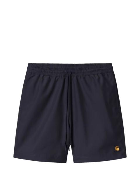 Chase drawstring-fastening swim shorts