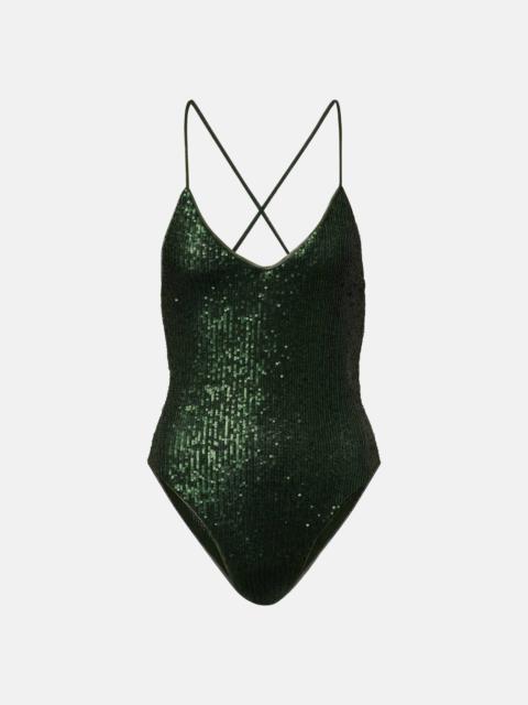 Fara sequined bodysuit