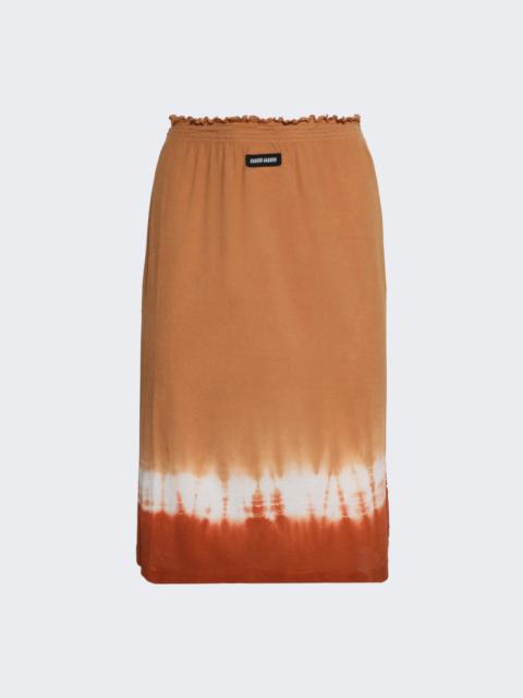 Ribbed Jersery Skirt Beige