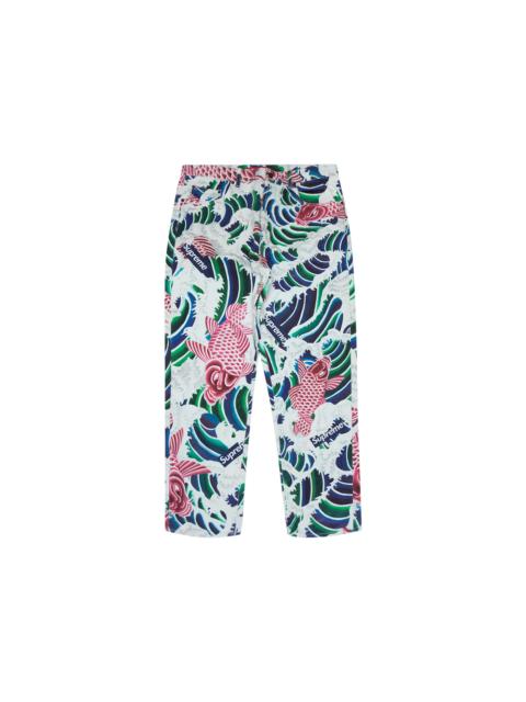 Supreme Waves Regular Jean Multicolor
