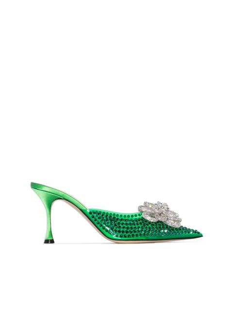 Carrie crystal-embellished 85mm mules