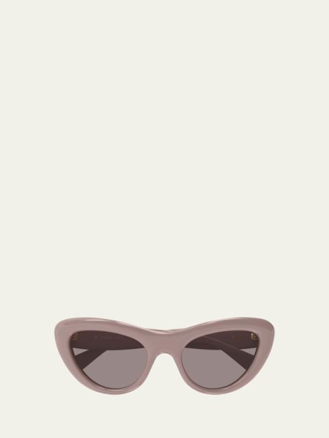 Curvy Acetate Cat-Eye Sunglasses