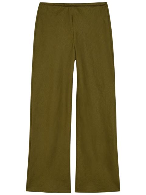 Reformation Gale Straight-leg Linen Trousers
