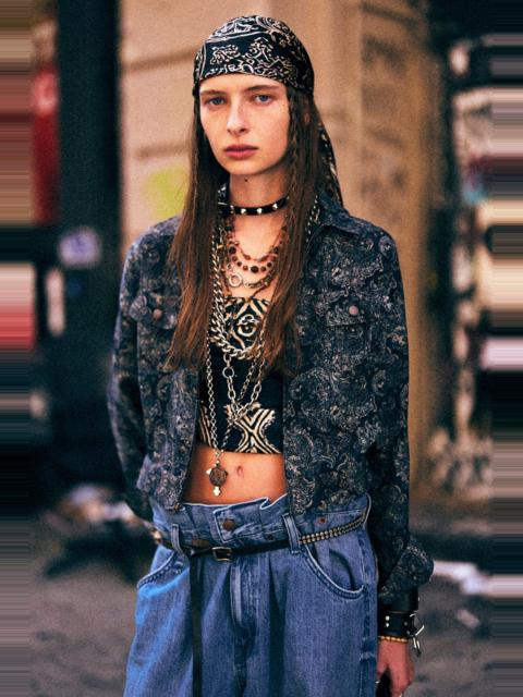 CROPPED SHRUNKEN ZIP-UP