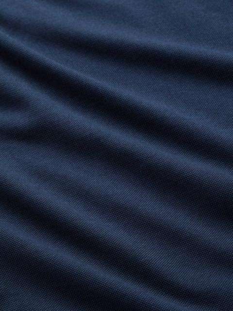 Men's Polo Shirt Ramsay 2 Pique Cotton Tencel Navy