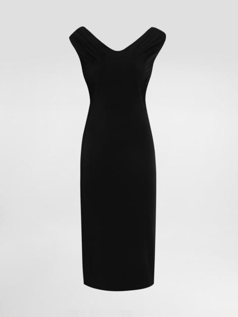 Dress in crêpe organza