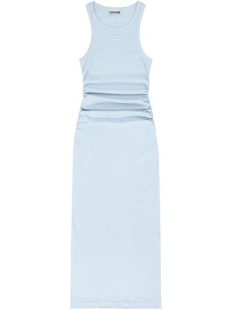 ribbed maxi tank dress