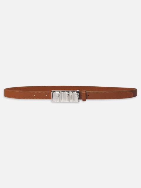 Sculptural Belt in Cognac
