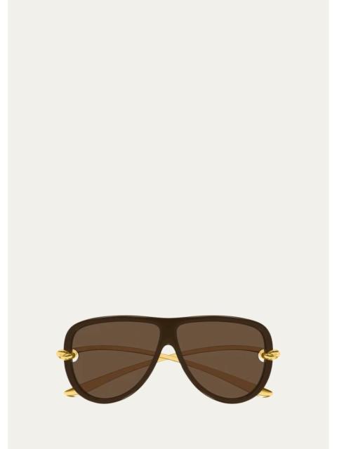 Knot 61MM Aviator Sunglasses