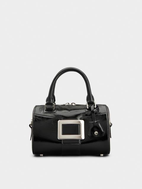 Belle Vivier Mini Bowling Bag in patent leather